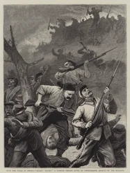 Mit den Türken bei Shipka, Allah! Allah! ein türkischer Angriff nach einem erfolglosen Angriff der Russen